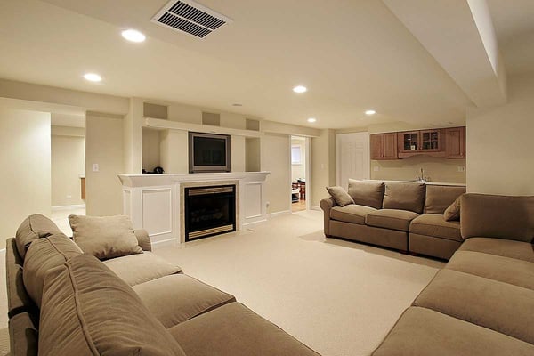 Interior Painting of Basement in Baltimore